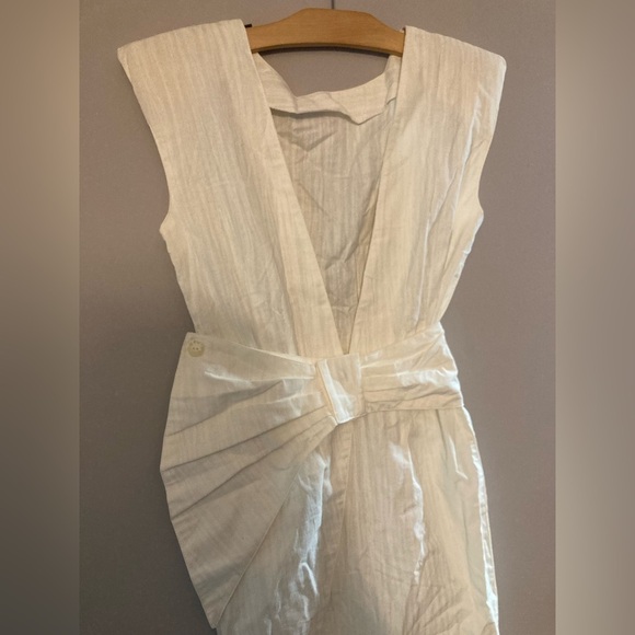 VINTAGE true wrap off white dress - Picture 5 of 5